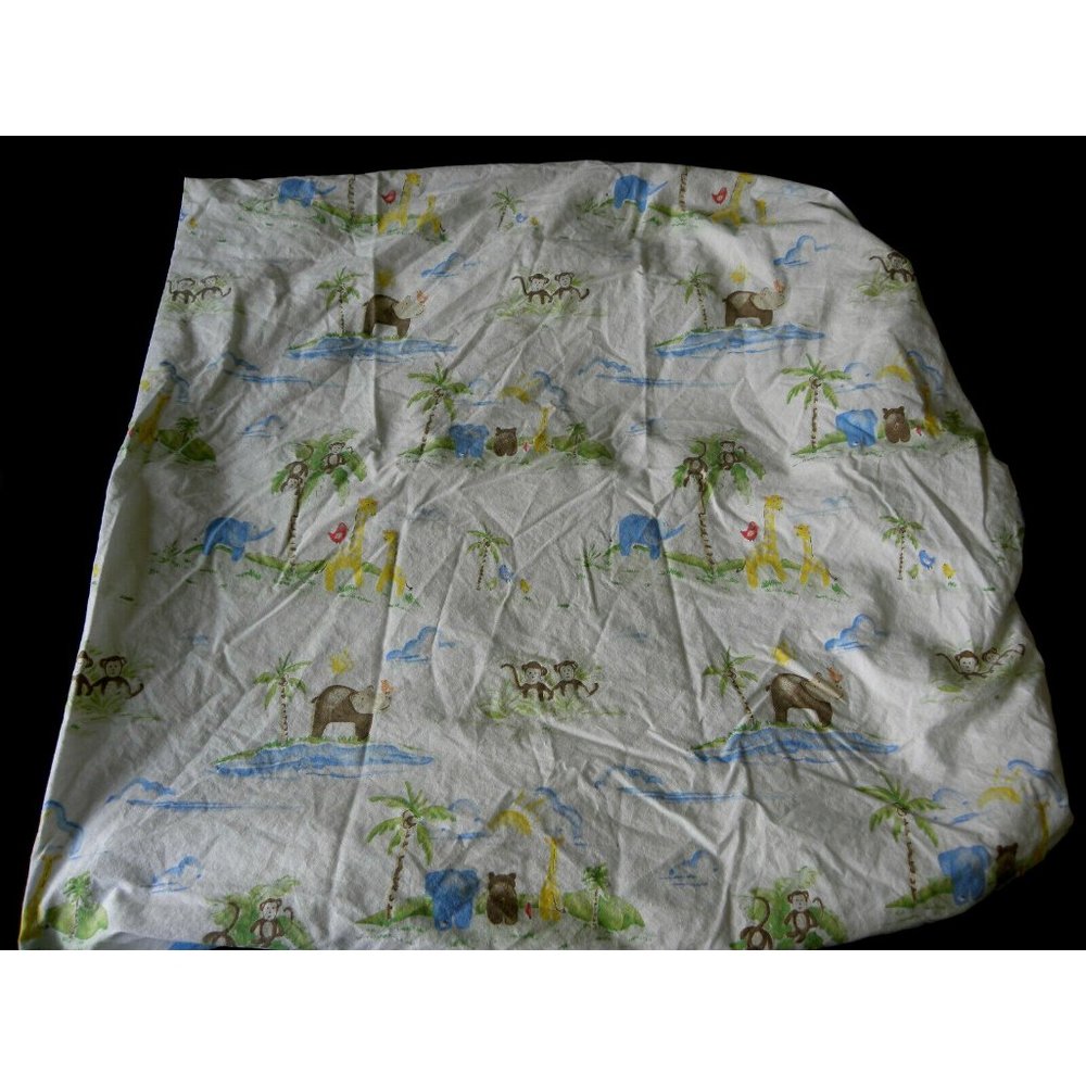 Pottery Barn Kids Jungle Friends Crib Sheet